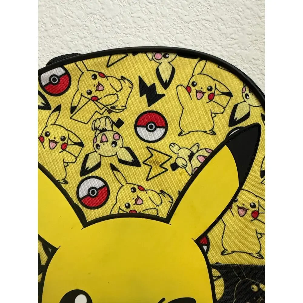 Pokémon Pikachu 12” Mini Backpack Bioworld Yellow & Black  Used (sm stain)